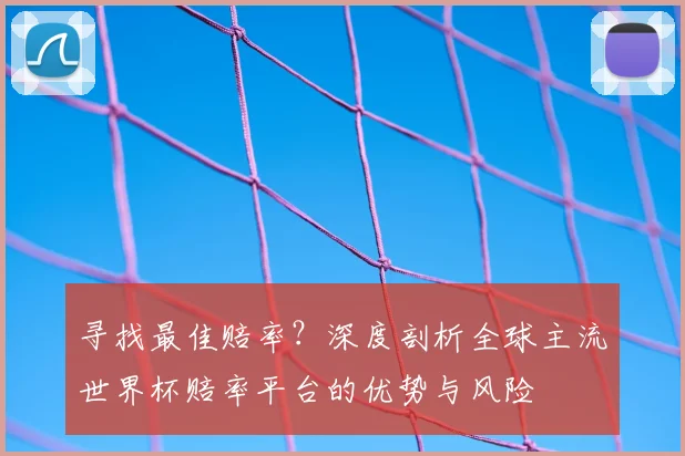 寻找最佳赔率？深度剖析全球主流世界杯赔率平台的优势与风险